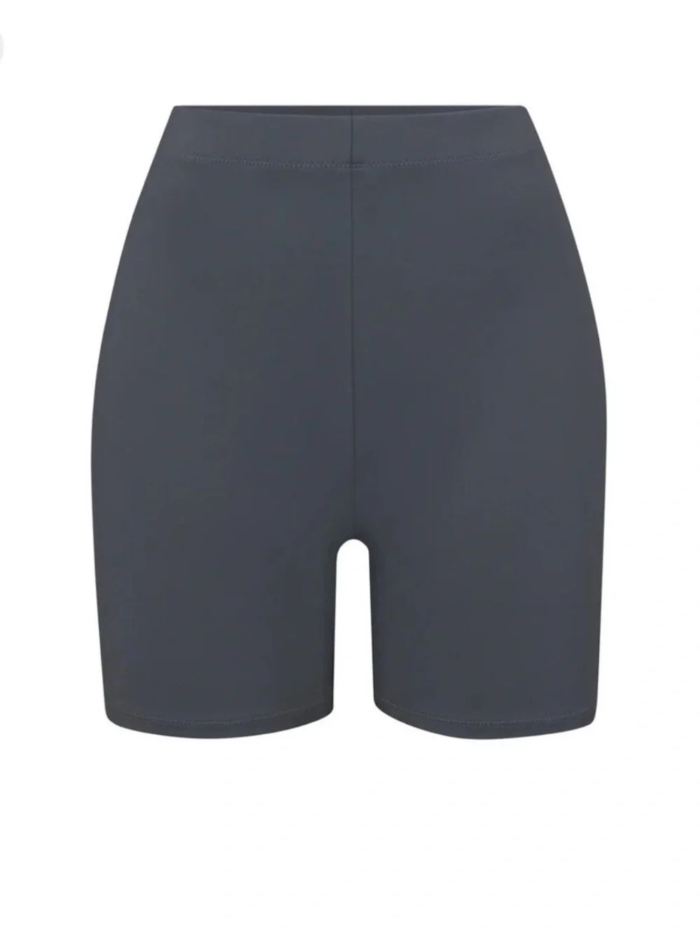 NWOT SKIMS Swim Mid-Waist Shorts in gunmetal 4X